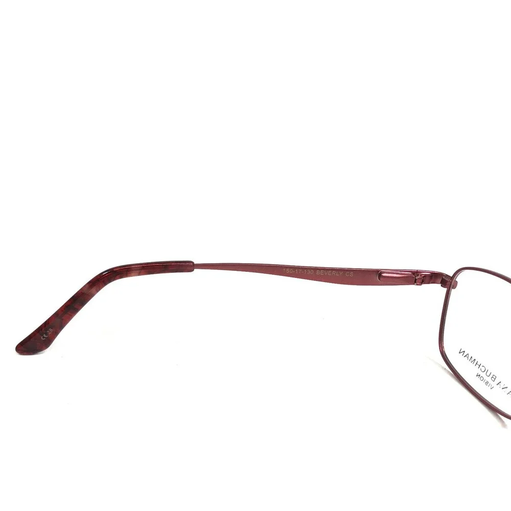 Dana Buchman Eyeglasses Frames BEVERLY CS Red Cat Eye Full Rim 50-17-130